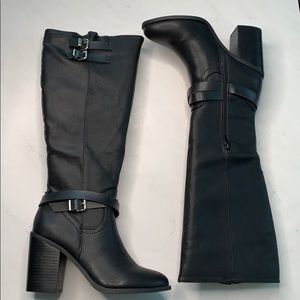 Madden Girl Edrea Block Heel Boots 7M